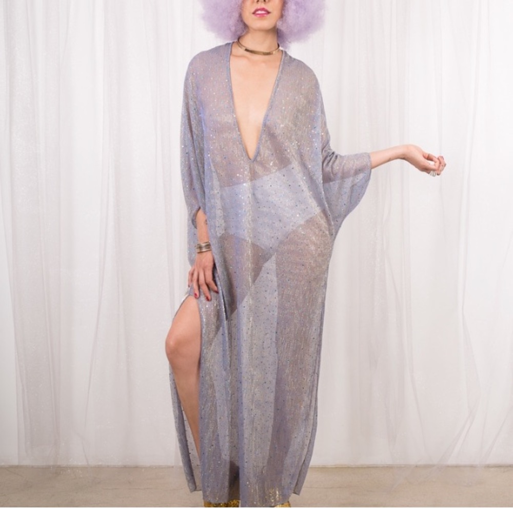 NWT!!! COCODISCO DEEP V-NECK KAFTAN